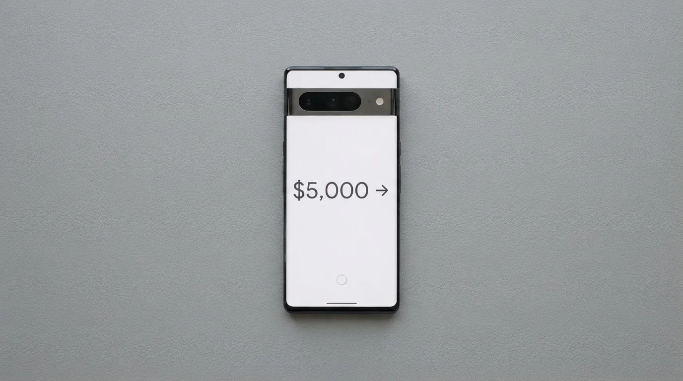 A phone showing a stablecoin transfer screen