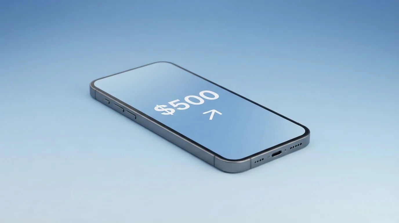 A phone showing a stablecoin transfer screen